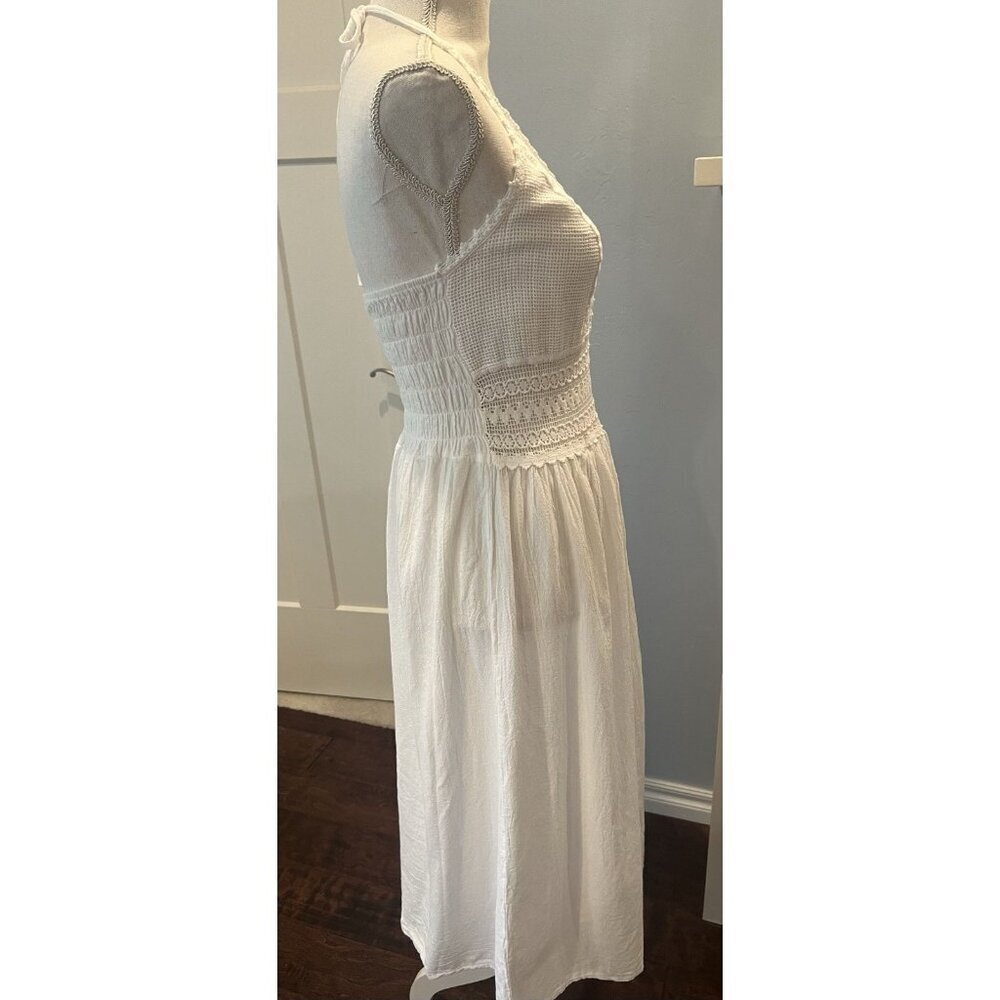Seaspice Resort Wear Arabella Panel High Split Midi Dress M Peruvian Cotton EUC - Picture 16 of 16